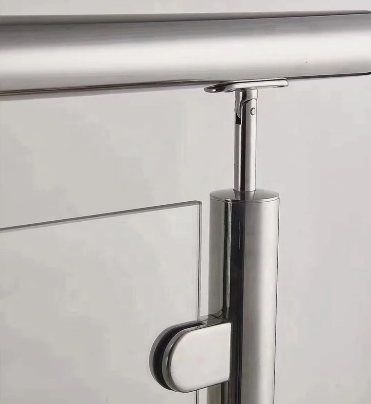 Foshan Factory cheap stainless steel stair handrail railing posts,square column, railing pillar
