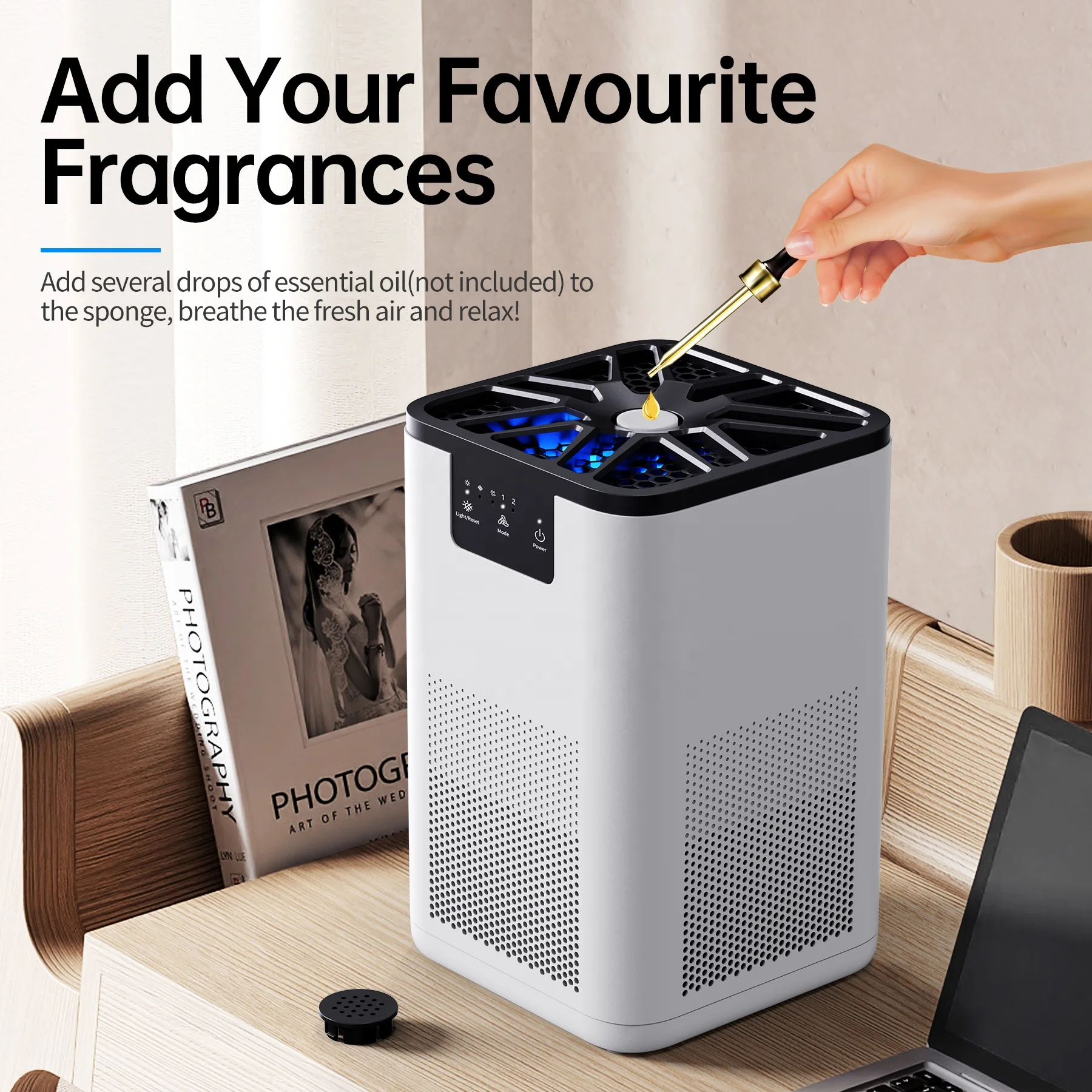 new arrival table desk portable carbon filter indoor use promotional oem competitive price etl air purifier