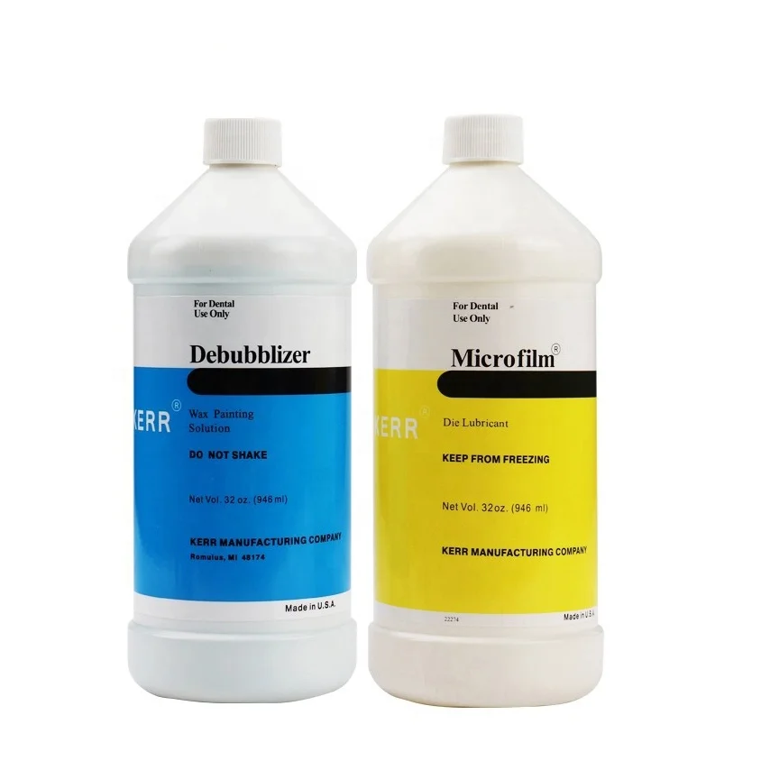 KERR Die Lubricant is used to form an isolation film between materials and molds to prevent adhesion