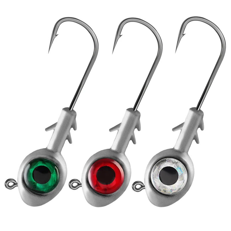 Palmer 5g 7g 10g 14g fishing jigheads saltwater fishing jig head hooks big eyes lead jig heads for bass trout fishing