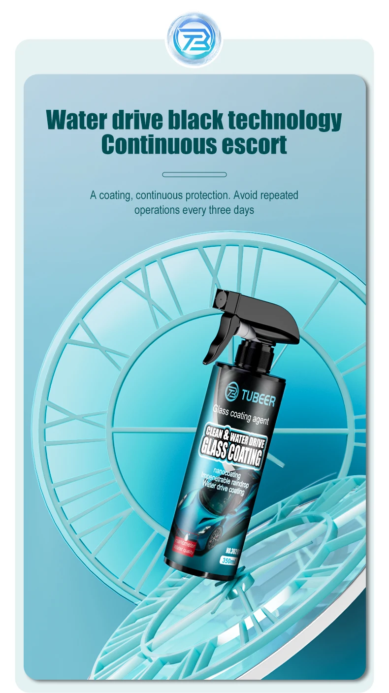 High quality 350ML Car Repellent Ceramic Coating Nano Glass Plated Crystal Liquid Hydrophobic Coating Waterproof Agent