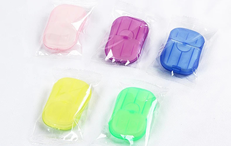 2023 Organic Soap Chips Sheets Fruity Arom Disposable Travel Water Soluble Dissolving Hand Soap Paper