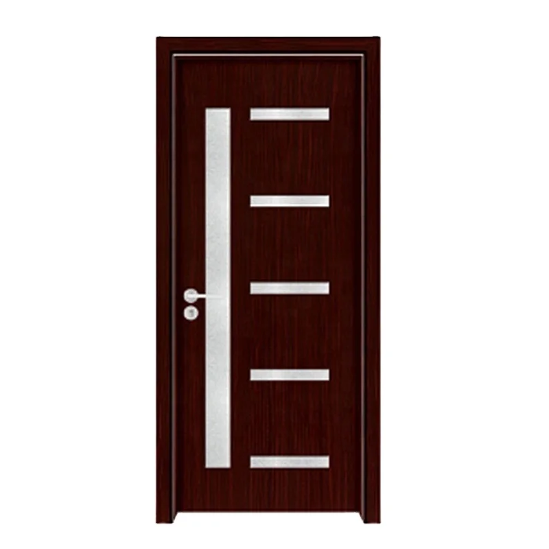 Деревянные двери для дома из ПВХ