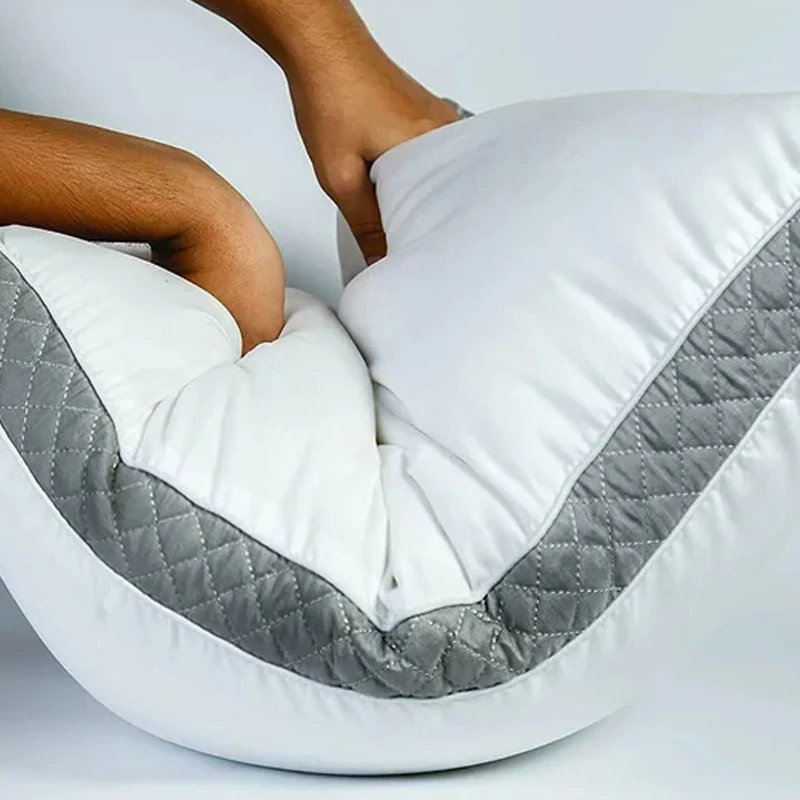 OEKO-TEX Cheap Bed Double Hotel Healthy Sleep Soft hilton quilted pillow for Back and Side Sleepers