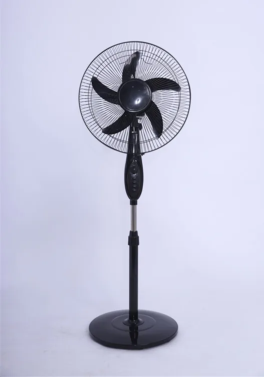 Wholesale price solar pedestal fan DC12V stand fan with 60 minutes timer 16 inch 18 inch USB DC stand fan