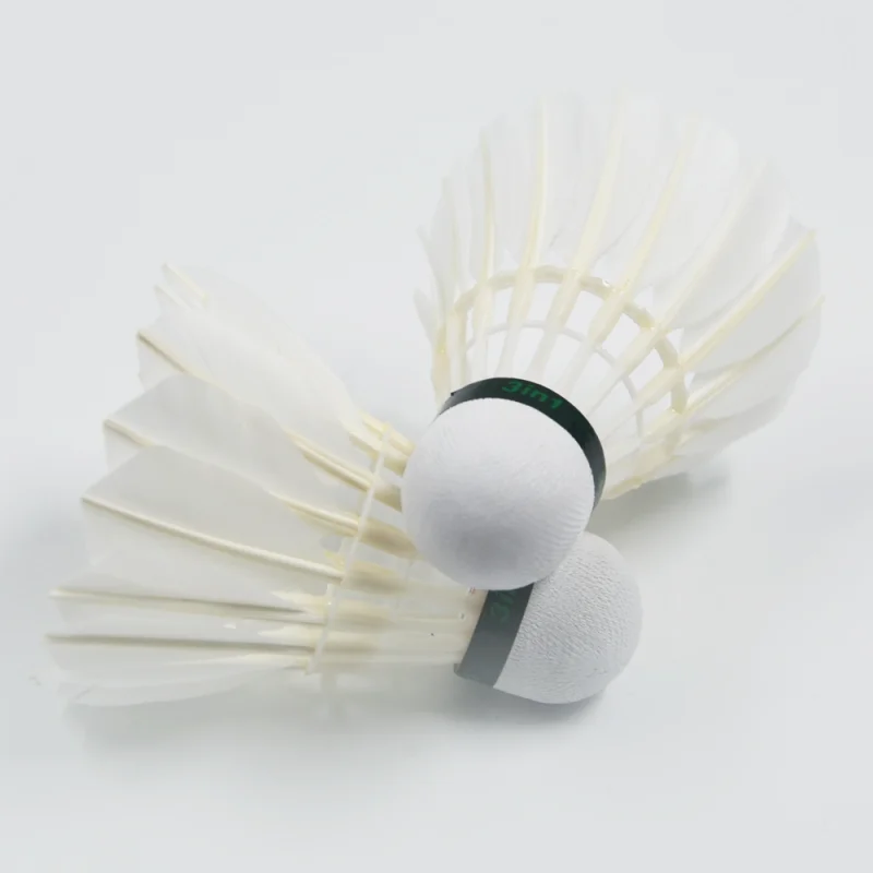 Dmantis D45 Best-selling 3in1badminton shuttlecock Goose Feather Durable for Training Game Ball Tournament