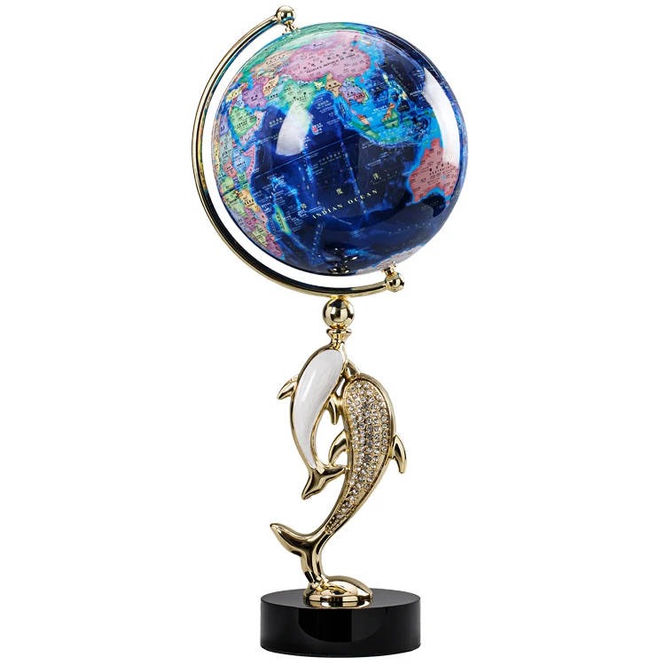 Kinglobe Light Luxury PVC Globe Creative Fashion Office & Living Room Decoration for Business & Housewarming Educative Gift