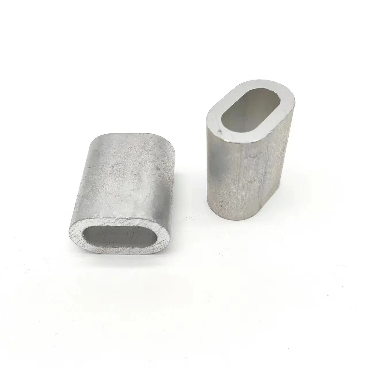 Stainless Steel Wire Rope Sling Swage Sleeve Crimping Ferrules 0.7mm-32mm wire rope Seamless oval aluminum sleeve