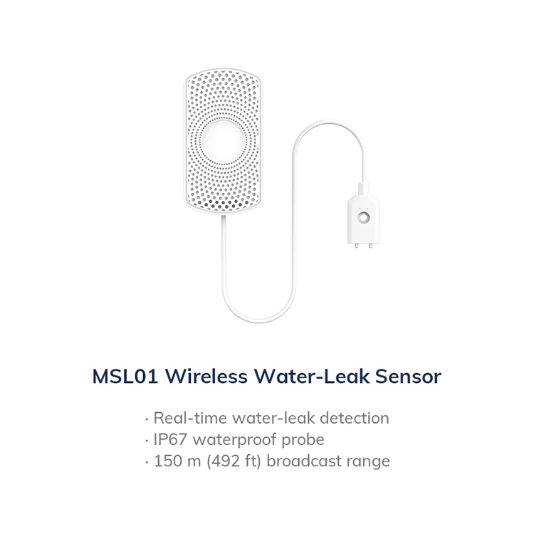 Smart ble water pipe leakage sensor water leak detector machine wireless water leak detector