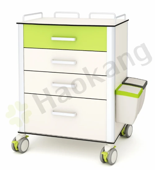 
Factory Direct HPL Board Hospital Rescue Multifunctional Medicine Delivery Cart Vehicle trolley medical Emergency Trolley 