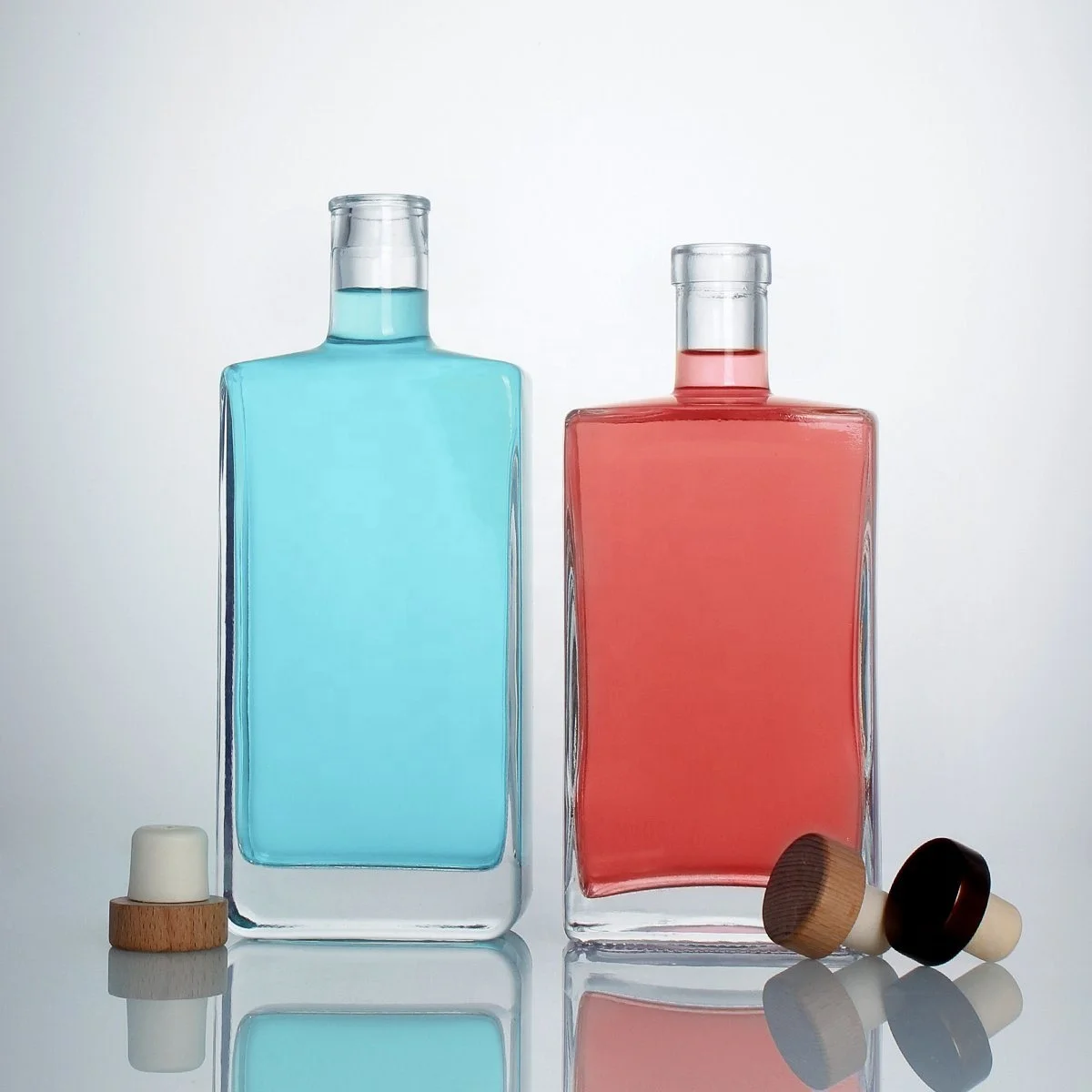 Custom Engraved Empty Spirits Xo Brand Alcohol Whisky 750ml Vodka Glass Bottle for Liquor