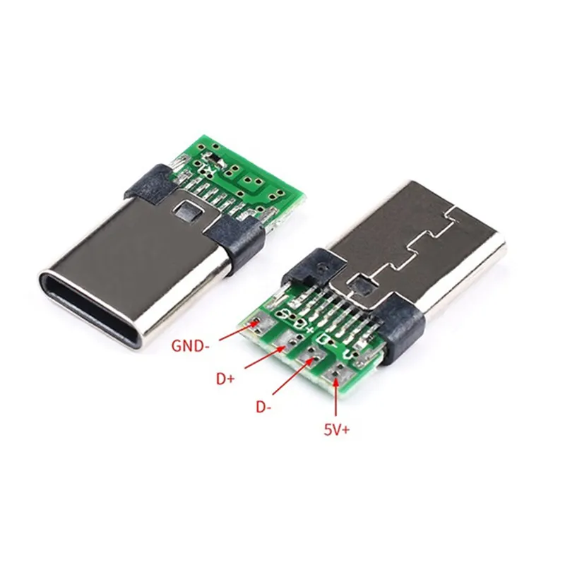  USB 3 1 Тип C разъем 14 контактный гнездо через отверстия PCB 180 вертикальный