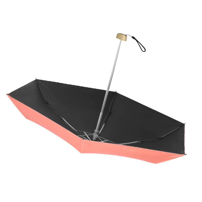 Cheap Factory Hot Sale Portable Folding Ultra Low Light 5 Fold Paraguas Umbrellas Mini Pocket Umbrellas//