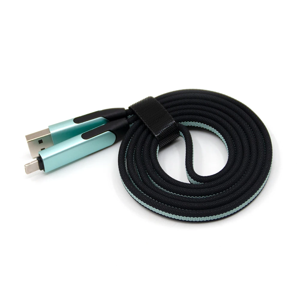 New 1M1.5M 2M Customize Nylon Braided  Universal Multiple PD Micro IOS 3A 6in1 USB Cable Type-C Fast Charging For Samsung