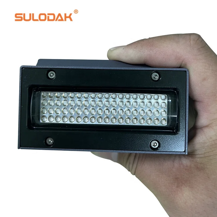 Fan Cooling System Uv Curing Lamp 200w Resin Circuit Board 395nm Ink Drying Light for On-line Inkjet Printer