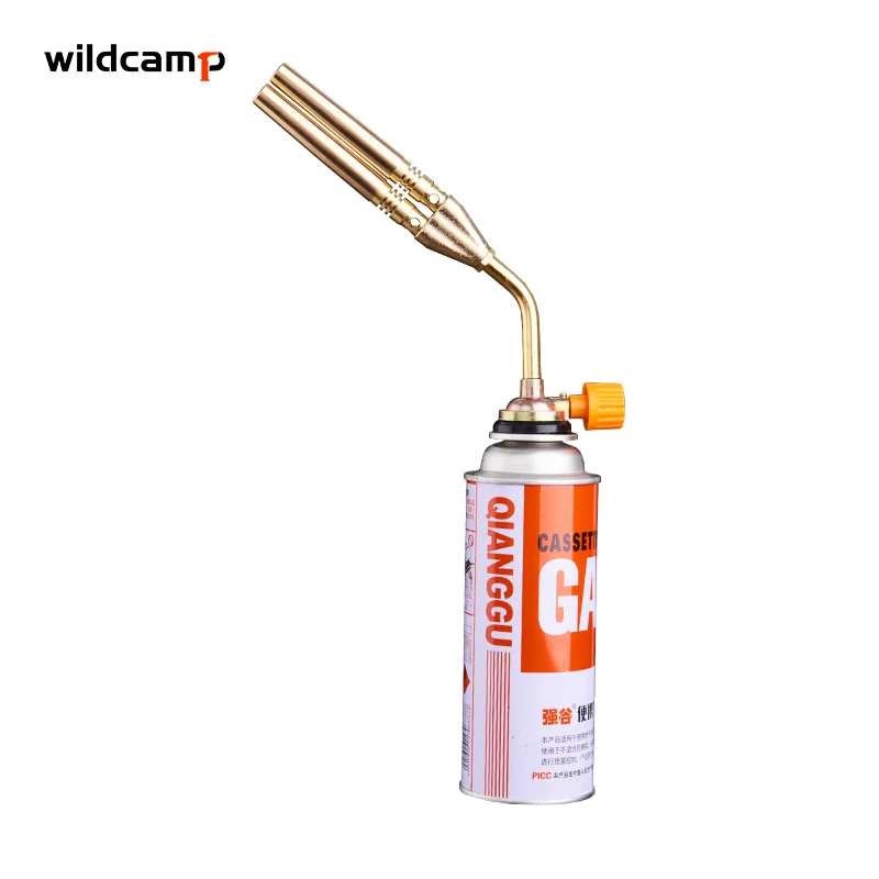 Wildcamp Butane Torch Adjustable Flame Refillable Lighter for Iron Welding and Machine