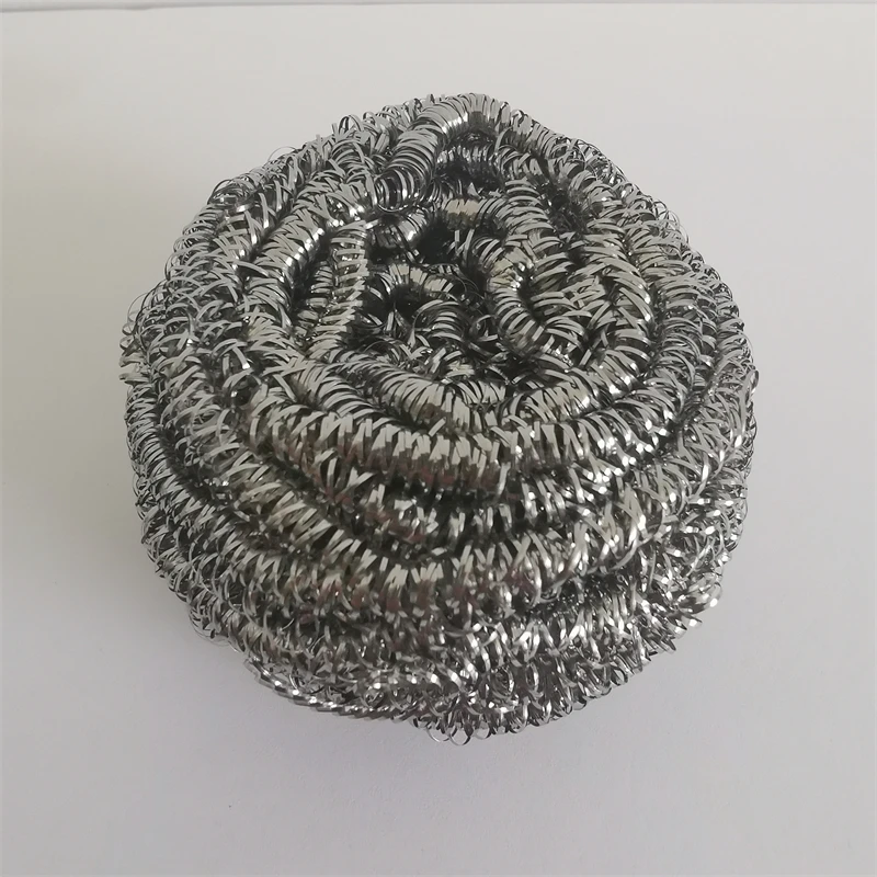 Heavy Duty household Steel Wool Scrubber Stainless Scouring Pad  Metal Scour Sponge Kitchen Cleaning