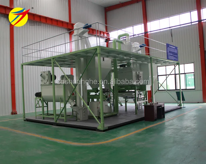 germany poultry feed production line machine for sale with 1T/H capacity