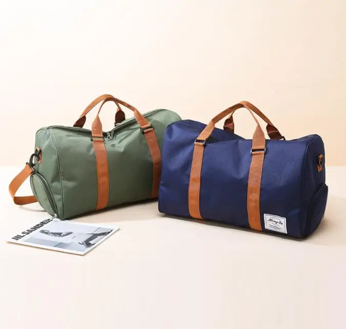 2022 дизайнерская многофункциональная спортивная сумка из ткани Оксфорд с отделением для обуви, оптовая продажа, Спортивная походная сумка с логотипом заказчика для плавания