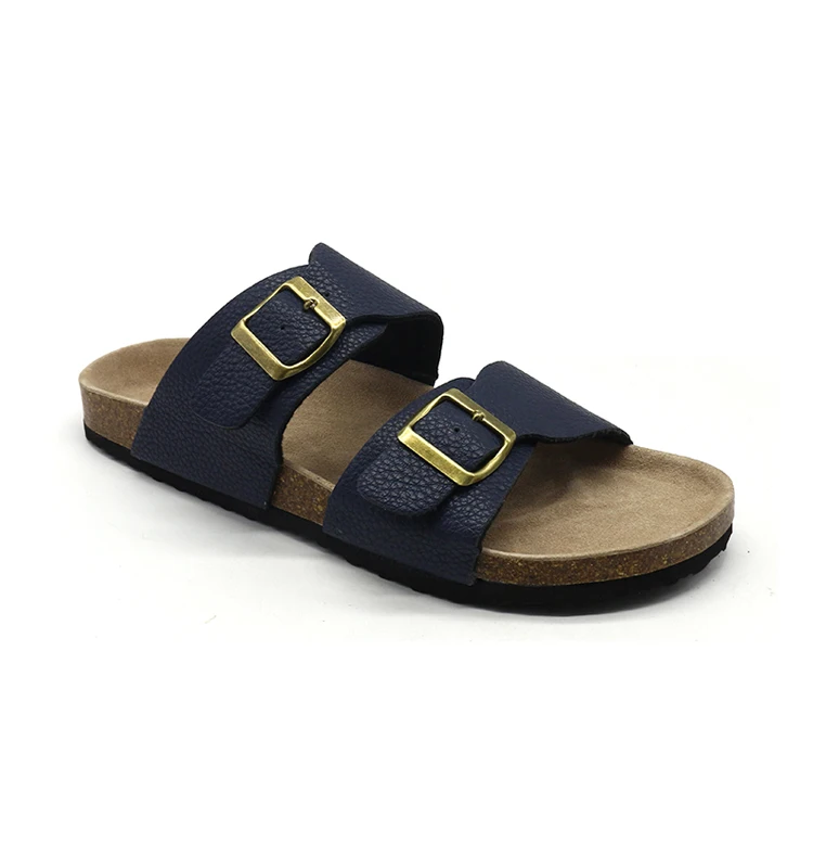 Classic PU Summer Cork Slippers Soft wood Sandals Style Durable Comfortable For Women