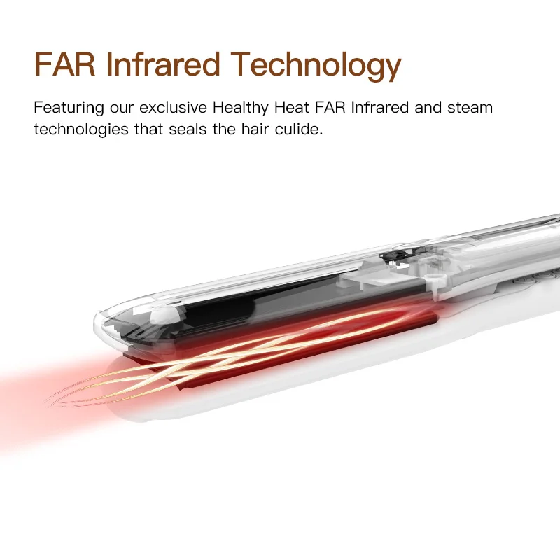 Professional Titanium LED Display Steam Flat Iron Plancha De Cabello Profesional Custom 430F Hair Straightener For Salon