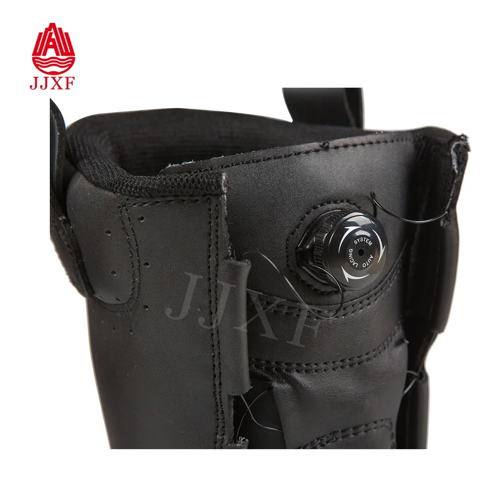 Rescue leather fireman safety boots shoes