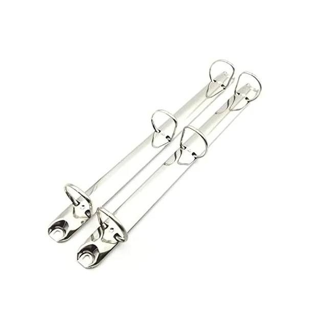 Standard Letter 3 D-shaped Ring Nickel-plated Binder Mechanism,1 inch Capacity, 0.8 inch Base Width for DIY Planners with Screws