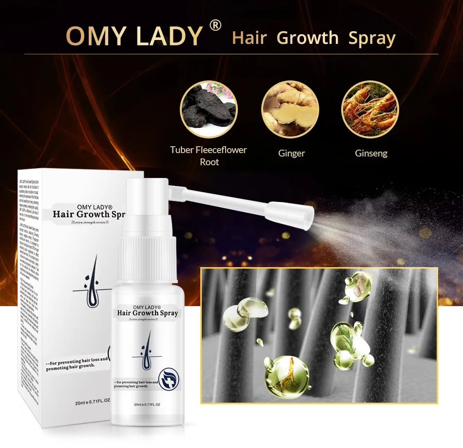 OMY LADY Hair Growth Spray Improve Prevent Hair Loss Products For Men Women
