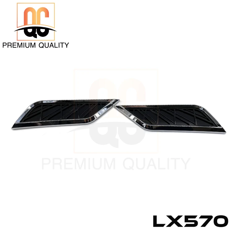 Dubai market hot sell high quality black rear bumper wing decoration for LX570