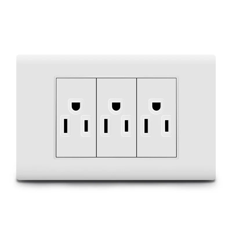 Common Mechanical Good Quality American Standard Australian Standard Wall Switch And Socket Electric Interruptor Light Switch