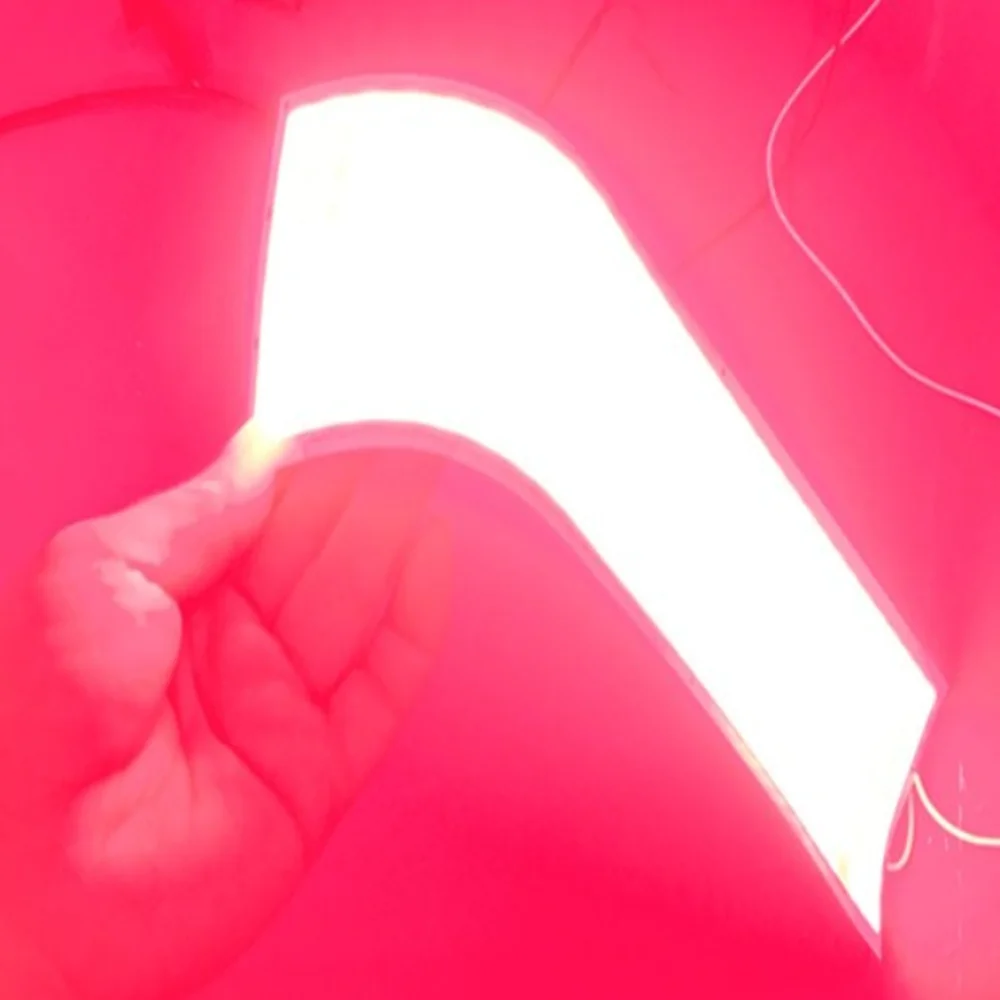 Customized High Brightness 10w 12v 300*75*0.3mm Flexible COB LED Chip for DRL Daytime Running Light