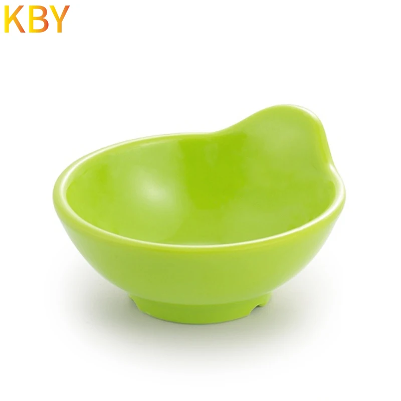 Colored snack bowl soy sauce dish melamine bowls for serving food plato melamina dinnerware melamine for restaurant