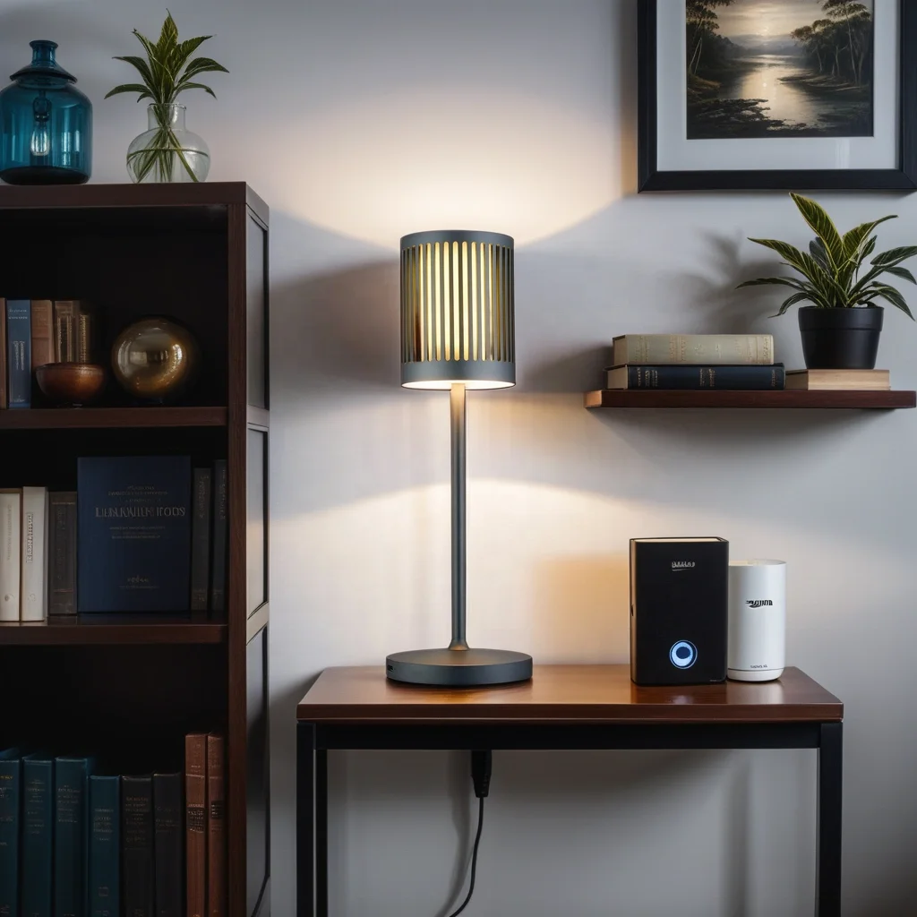 IP54 Waterproof warm touch control dimmable bedside night light garden terrace decorative led table lamp