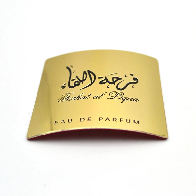 high quality custom size and shape aluminum metal label maker