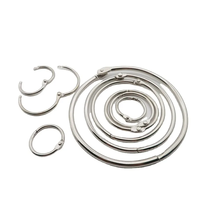 Book Hoop Binding Rings Binder Hoops Loose Leaf Book Ring for File Paper Book