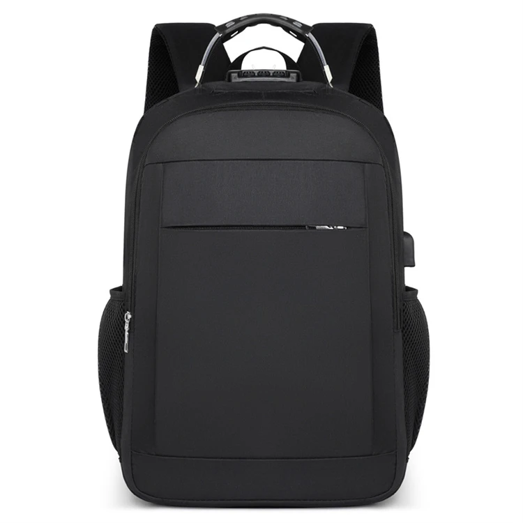 anti theft slim nylon usb 15.6 inch casual durable school travel business laptop men backpack for high school student