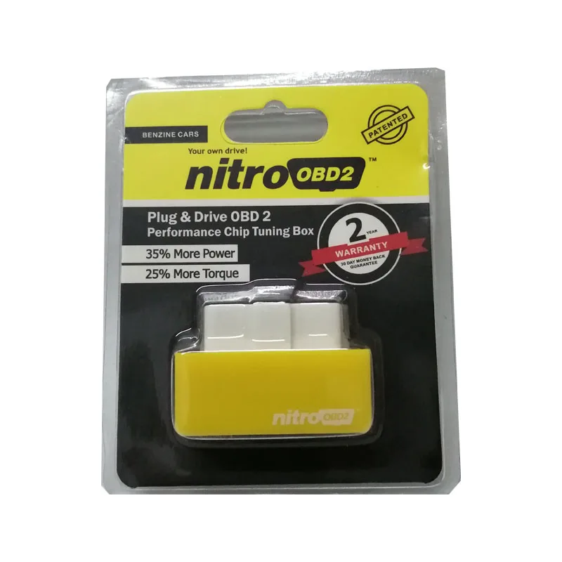 Nitro OBD2 connector and drive engine power increase NitroOBD2 ECU chip tuning box for gasoline car