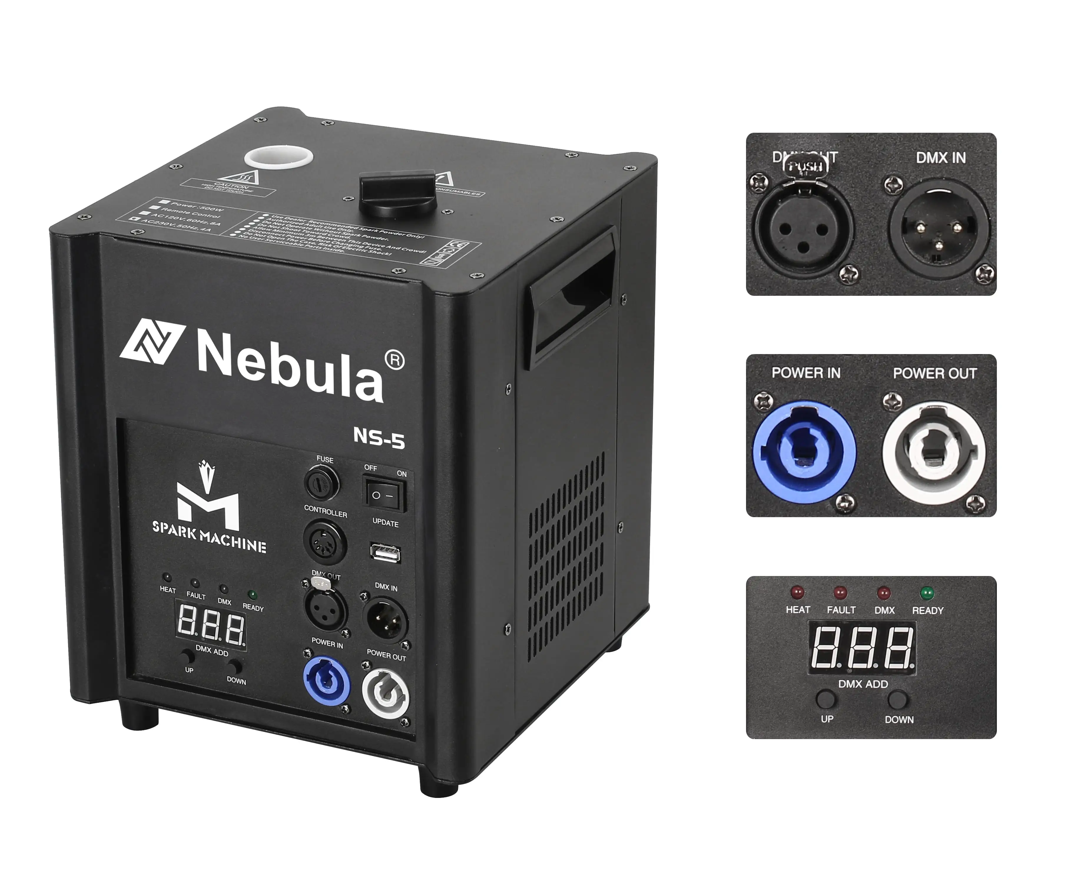 Indoor Outdoor cold Spark Machine Spray Fireworks Stage Special Effects Equipment for wedding party dj