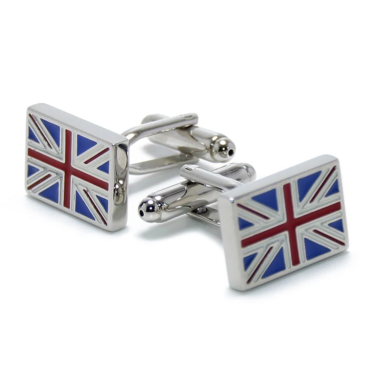 Сувениры с китайским греческим, итальянским, канадским, английским флагом, мужские запонки для рубашки, модные металлические запонки для свадьбы, вечеринки, встречи на заказ