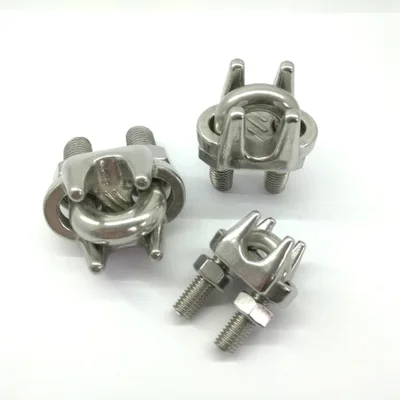 High quality best selling Adjustable stainless steel JIS wire rope clips for distributor