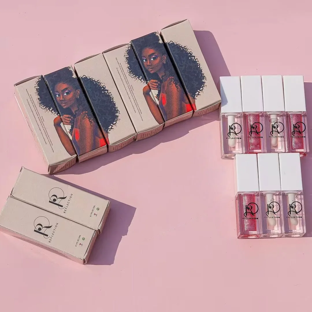 ink Glasting  Non-Sticky High-Shine Fuller-Looking Lips Moisturizing Long-Lasting Vegan liquid lipstick and lip gloss packaging