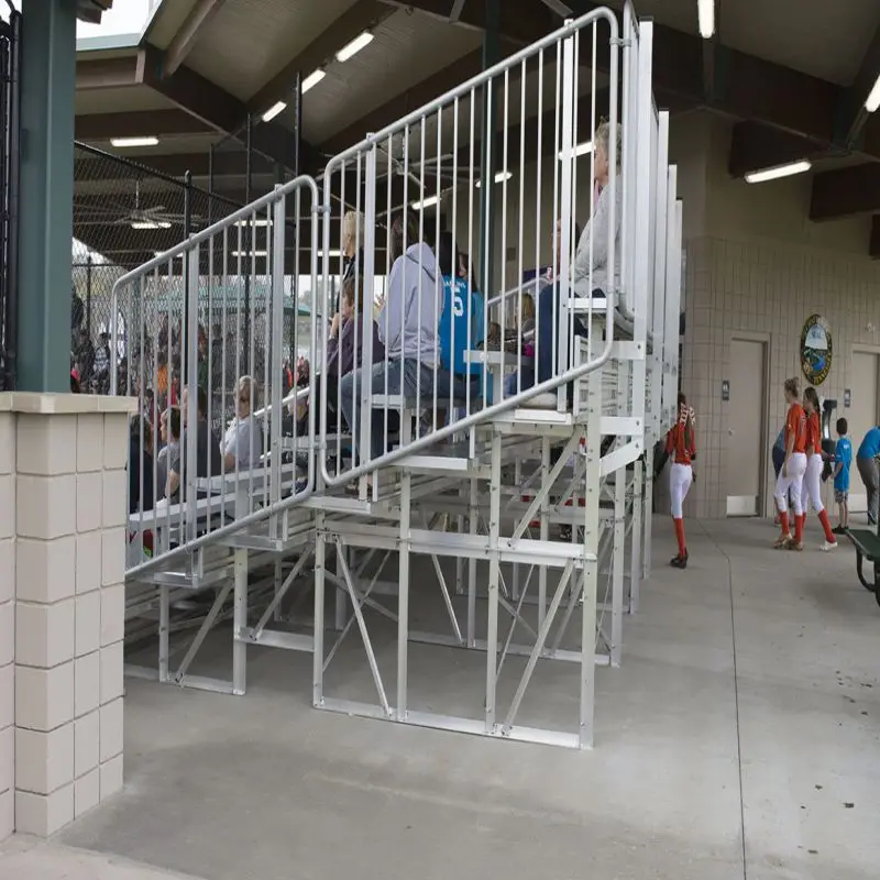 2022 factory price bleacher chairs stadium seats grandstand plastic chair aluminium bench aluminium stands