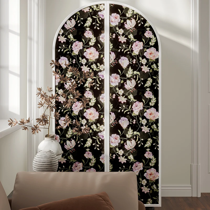 Wallpaper 3D Home Decoration Self Adhesive Vintage Flower  Pvc Peel And Stick Wallpaper For Bedroom Living Room Walls