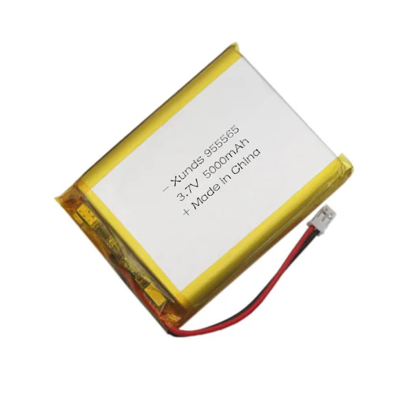 High quality hot sale 3.7v5000mah medical equipment smart home lighting mobile power supply polymer lithium battery 955565