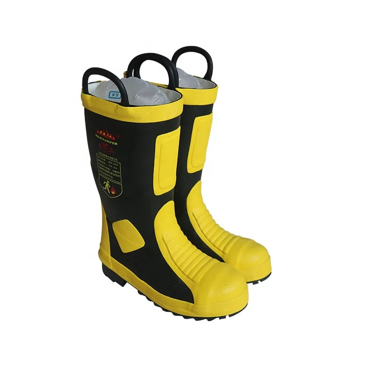 Factory fire emergency safety boots with nice quality