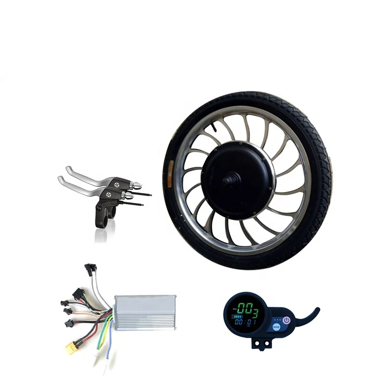 20inch BLDC 36v 48v 1000w Front Drive hub motor For Electric Rickshaw With Inflatable Tyre