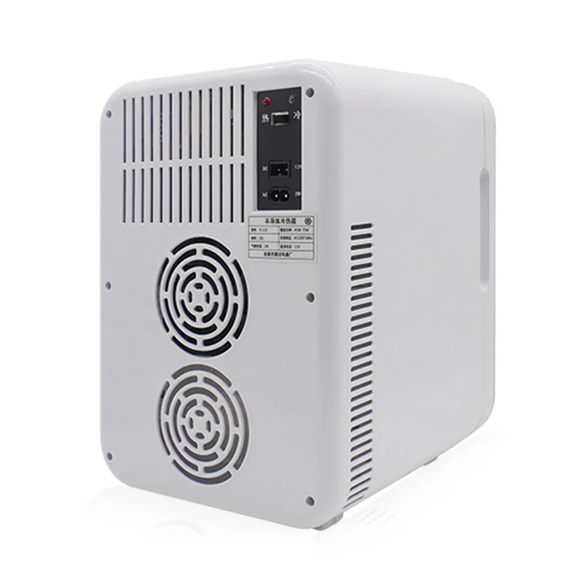 amazon hot selling 10L Car Refrigerator Mini Fridge Cosmetic 12V Mini Coolers Portable Car Fridge double peltier