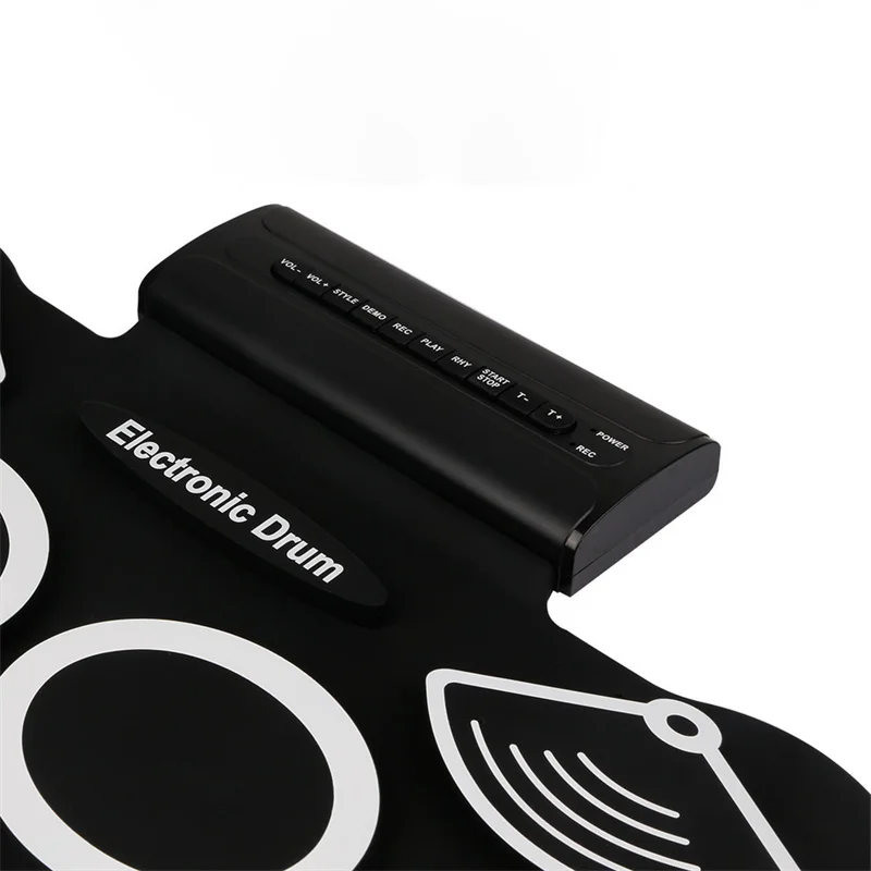 Drum Set USB Electronic Drum Percussion Instruments New Thickened Silicone Hand Roll Drum Kit