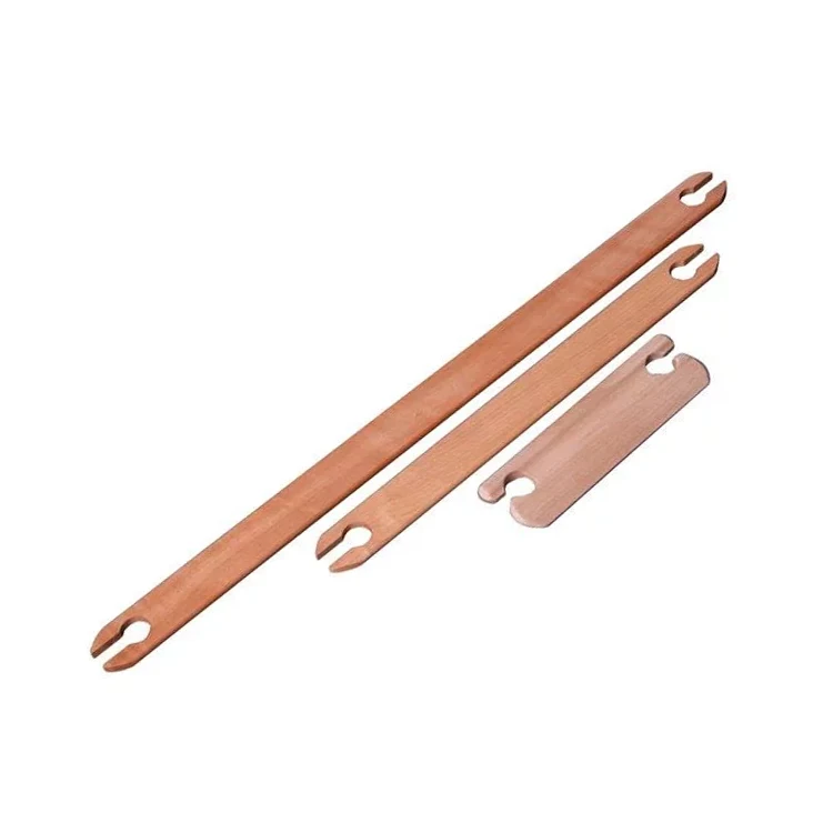 6-48 Inches Wooden Shuttles Handmade Solid Beech Wood Weaving Shuttle Lightweight for Sewing Process Knitting Yarn