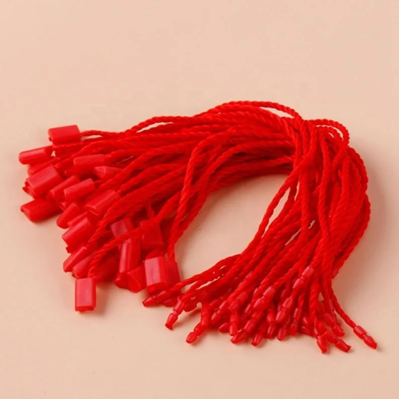 White Black/Red/White/Grey/Yellow Strings For Garment Clothes Label Rope, Price Tag Hang Tags Seal String
